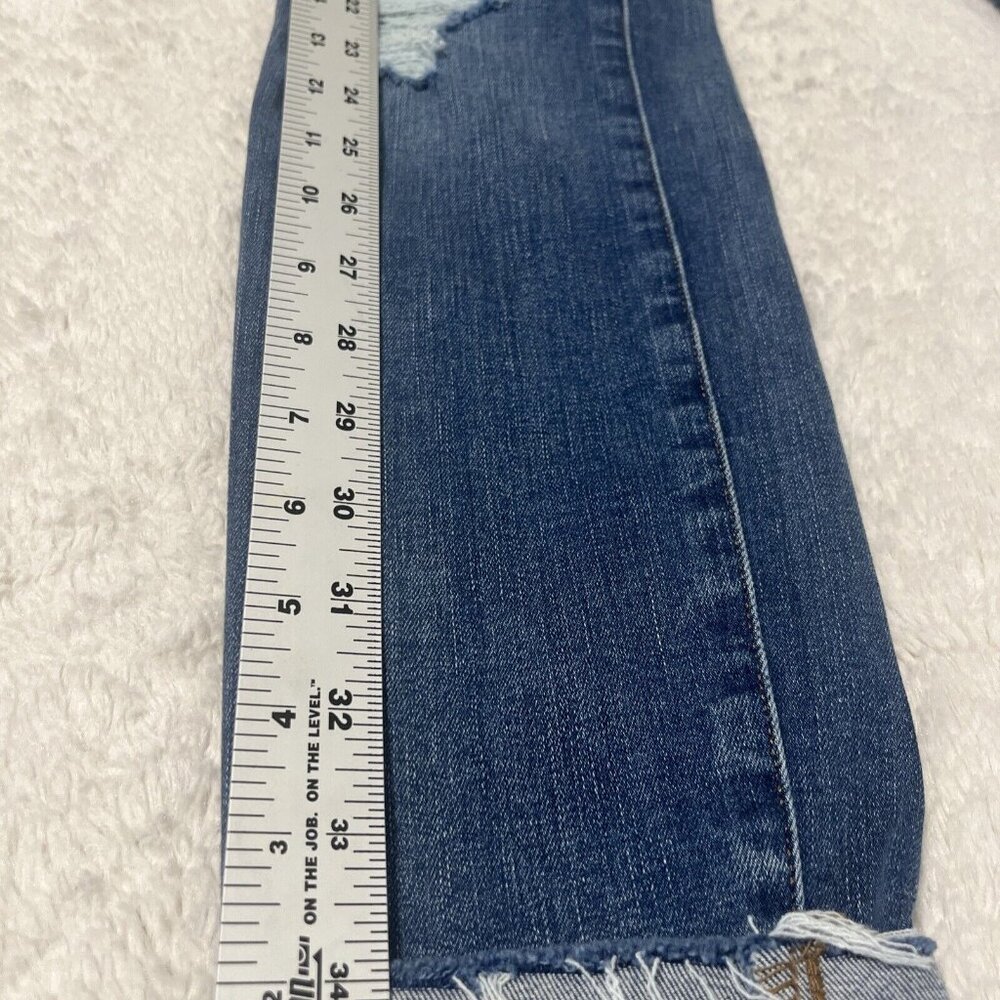 Madewell Blue Denim 9" Mid-Rise Skinny Jeans Womens Casual Medium Wash Size 26 - Picture 6 of 16